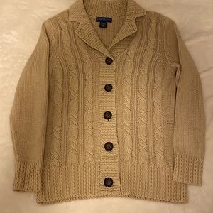 Womens Karen Scott sweater Cardigan Size Medium